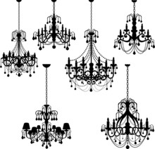 Chic Silhouette Chandeliers