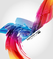Poster - Abstract Background Vector