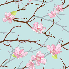apple-tree seamless background