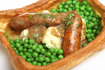 Canvas Print - Sausages & Mash