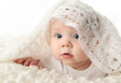 © blessings - beautiful baby with blanket on head
