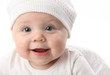 © blessings - Closeup portrait of cute baby wearing a hat