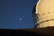 Astronomical observatory at Mauna Kea summit, Hawaii
