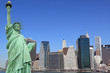 Manhattan Skyline and The Statue of Liberty, New York City
