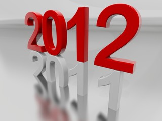 Wall Mural - New Year 2012