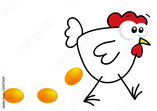 Huhn Zeichnen Einfach