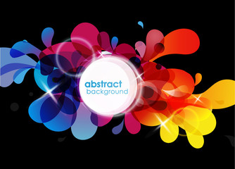 Wall Mural - abstract colored background.