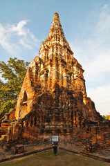 Ancient pagoda with blue sky