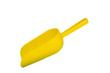 yellow plastic scoop