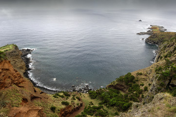 Wall Mural - Steilküste Ponta das Contendas - Terceira