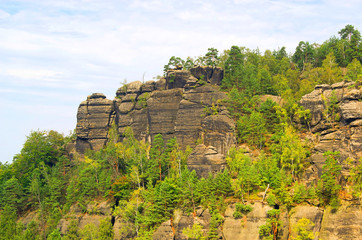 Wall Mural - Affensteine -mountains Affensteine 03