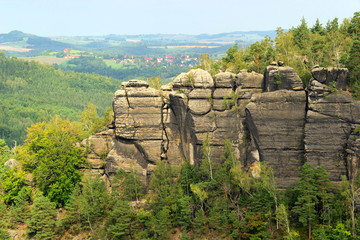 Canvas Print - Affensteine -mountains Affensteine 05