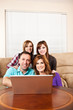 © arekmalang - Family at home browsing internet