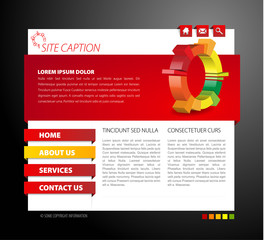 Wall Mural - Modern web page template