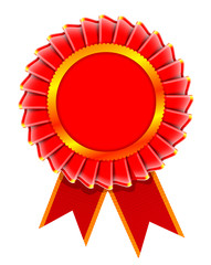 illustration of award rosette