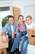© goodluz - Happy family moving in new house