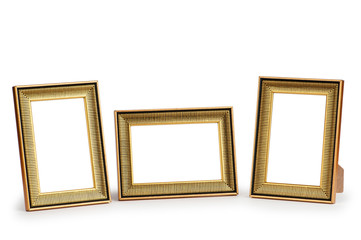 Picture frame isolated on the white background