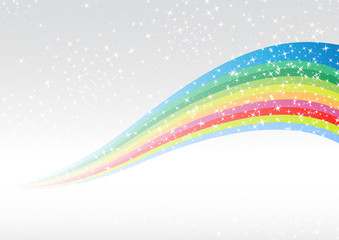 Sticker - Rainbow colorful advertisement