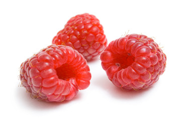 Poster - three raspberries