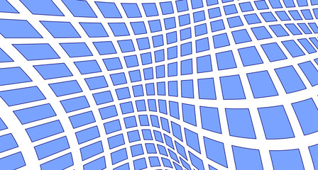 Wall Mural - Light blue grid 3D texture. Vector