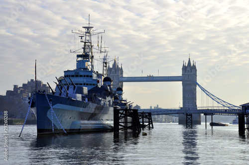 Zdjęcie XXL HMS Belfast &amp; Tower Bridge, Londyn