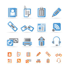 Internet And Website Icons - Vector Icon Set