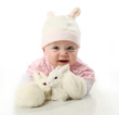 © blessings - Baby and bunnies