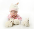 © blessings - Baby and bunnies
