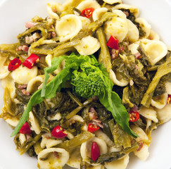 Poster - orecchiette pugliesi con cime di rapa