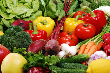 Wall Mural - Composition with raw vegetables