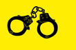 Vector illustration of a handcuffs