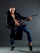 © Viorel Sima - passionate guitarist playing his electric guitar