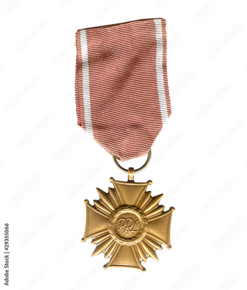 Medal PRL - obrazy, fototapety, plakaty 