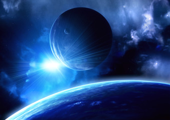 Wall Mural - space flare
