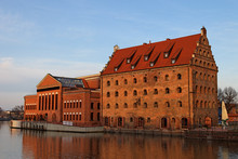 Former Granary And The Baltic Philharmonic In Gdansk, Poland.