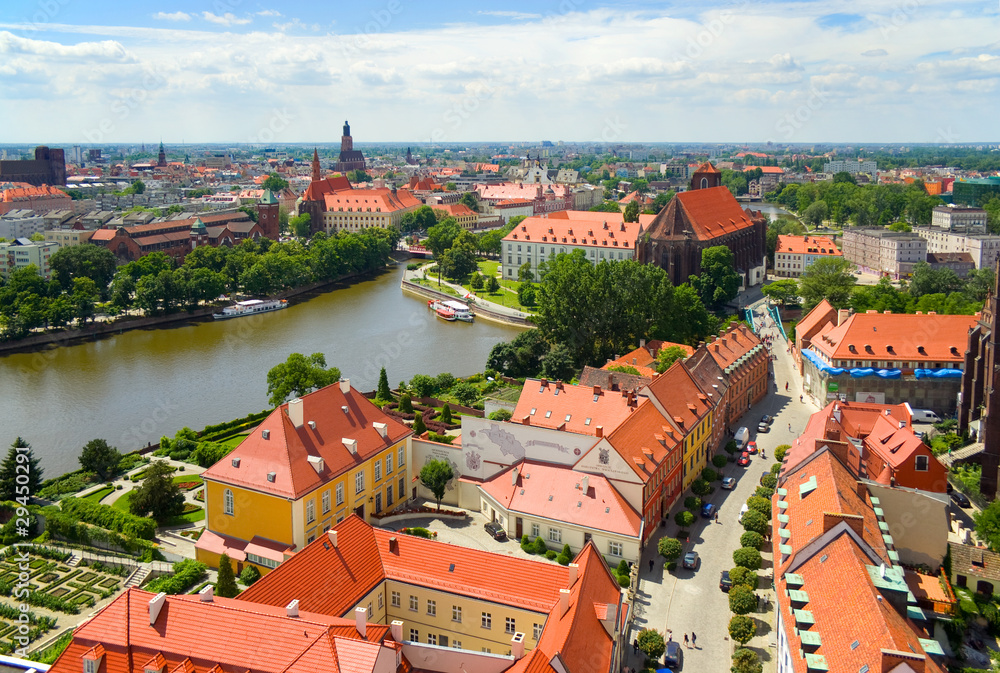 piekne-miasto-w-lotu-ptaka-wroclaw
