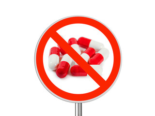 Poster - Sign No pills