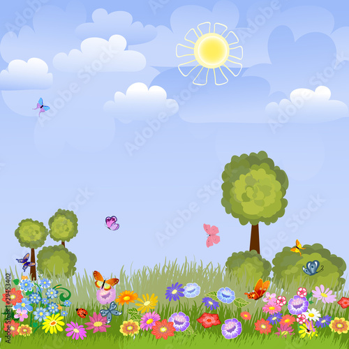 letni-kolorowy-krajobraz-z-kwiatami-dla-dzieci