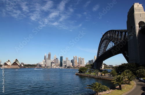 Obraz na płótnie canvas trzyczęściowy "tryptyk" Sydney Harbour Bridge - Sydney Australia