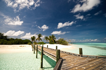 Canvas Print - einsamer Strand