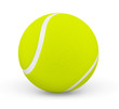 © He2 - Balle de tennis sur fond blanc 1