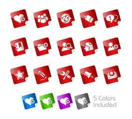 Wall Mural - internet & blog / the vector file includes 5 colors