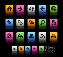 Wall Mural - navigation / the vector includes 5 colors in different layers.