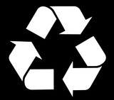 Fototapeta Dmuchawce - recycle symbol