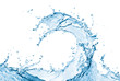 canvas print picture - splashing wave