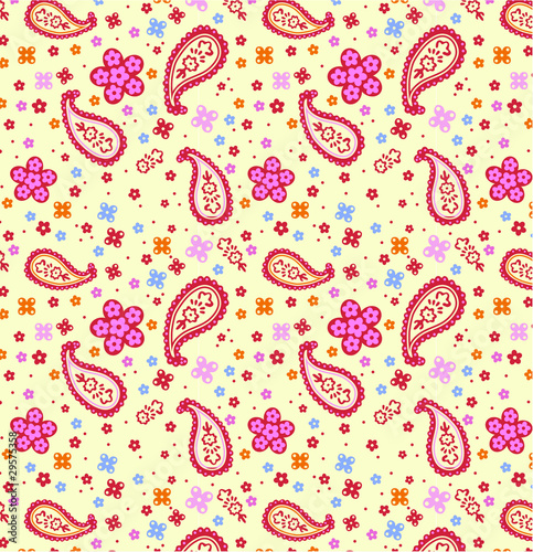 Tapeta ścienna Ditsy paisley