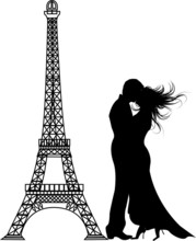 The Vector Romance Paris Silhouette