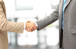 © ASDF - handshake isolated in office