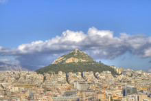 Mount Lycabettus In Athens,Greece