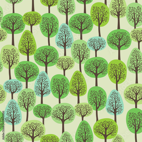 Tapety Drzewa  wzor-z-zielonym-lasem